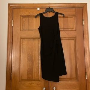 Aqua - black dress - knotted detail